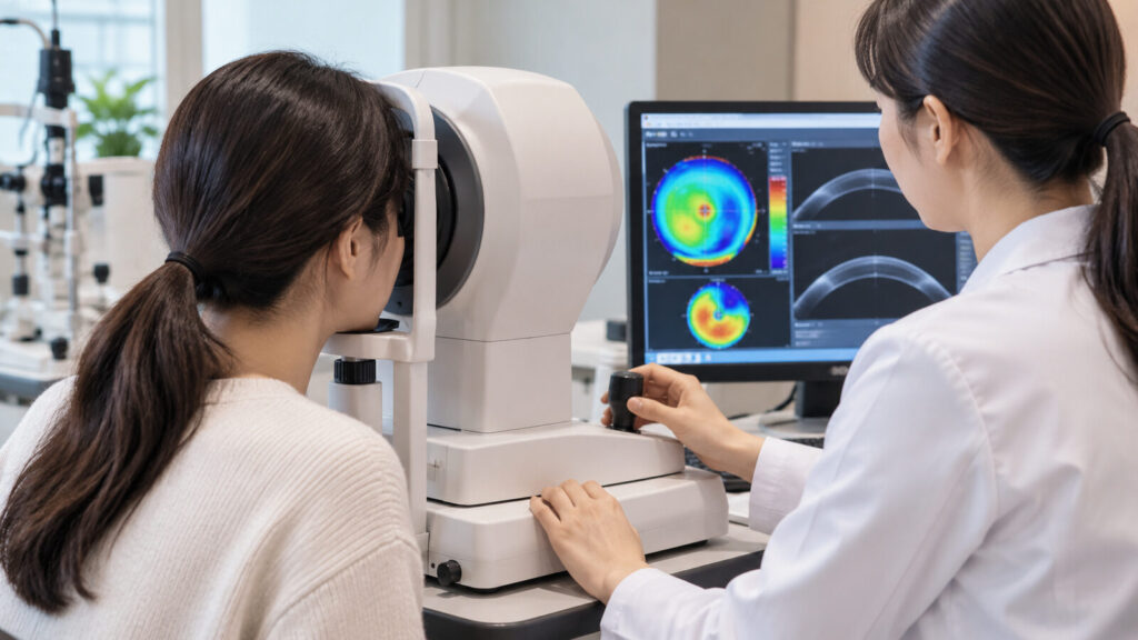 시력교정 결과는 남녀가 다를까 — 근시 퇴행·각막 혼탁·각막확장증을 성별로 나눠 본 연구 관련 그림 1