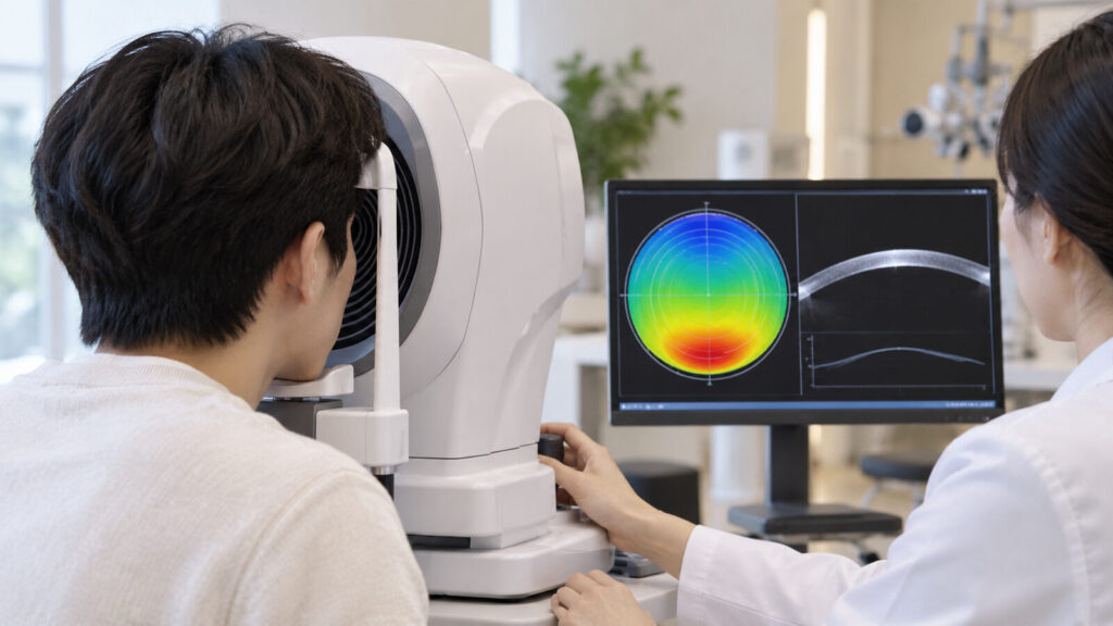 각막 위아래 모양이 다른 비대칭 난시 — 펨토라식과 스마일 결과를 비교한 연구 관련 그림 2