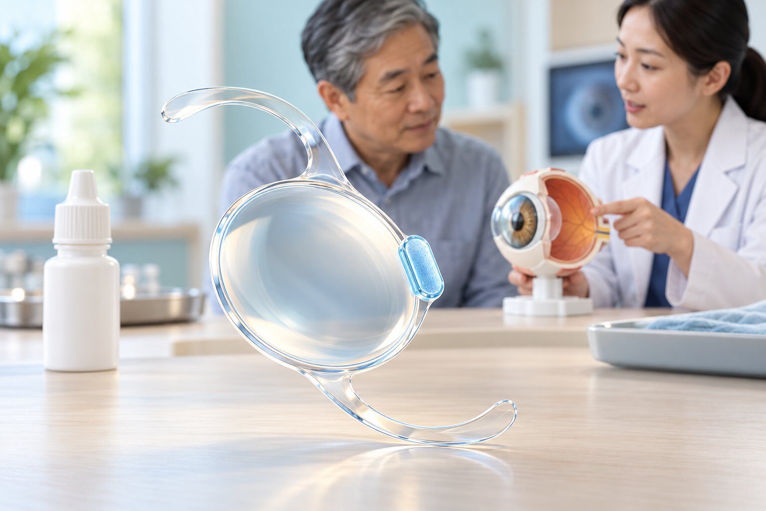 백내장 수술과 약물 방출 인공수정체 임상 연구의 의미 대표 이미지