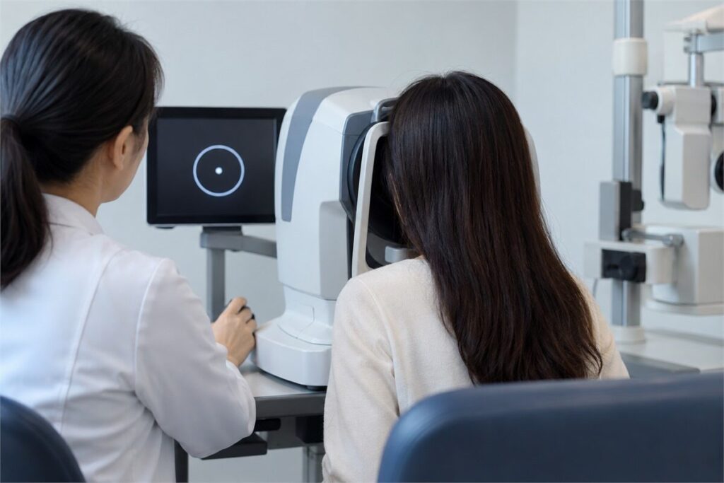 수술 중에 눈이 움직이면 어떻게 되나 — 눈 추적 장치와 시선 고정에 관한 연구 관련 그림 3