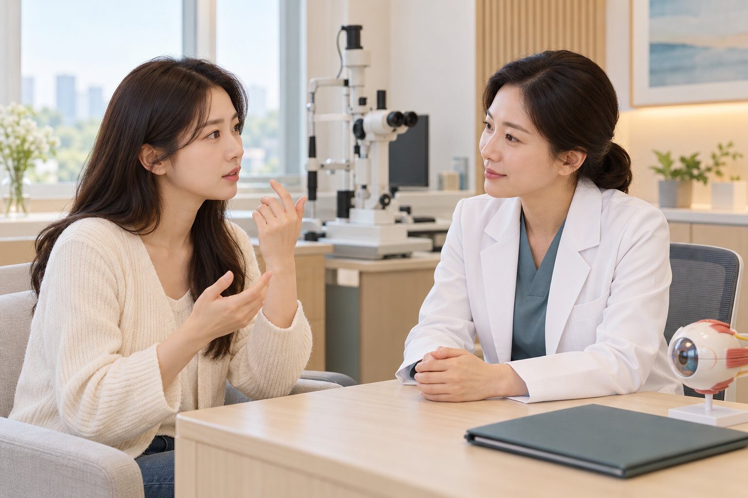 눈성형 전 외모 고민 선별과 수술 만족도 연구의 이해 대표 이미지