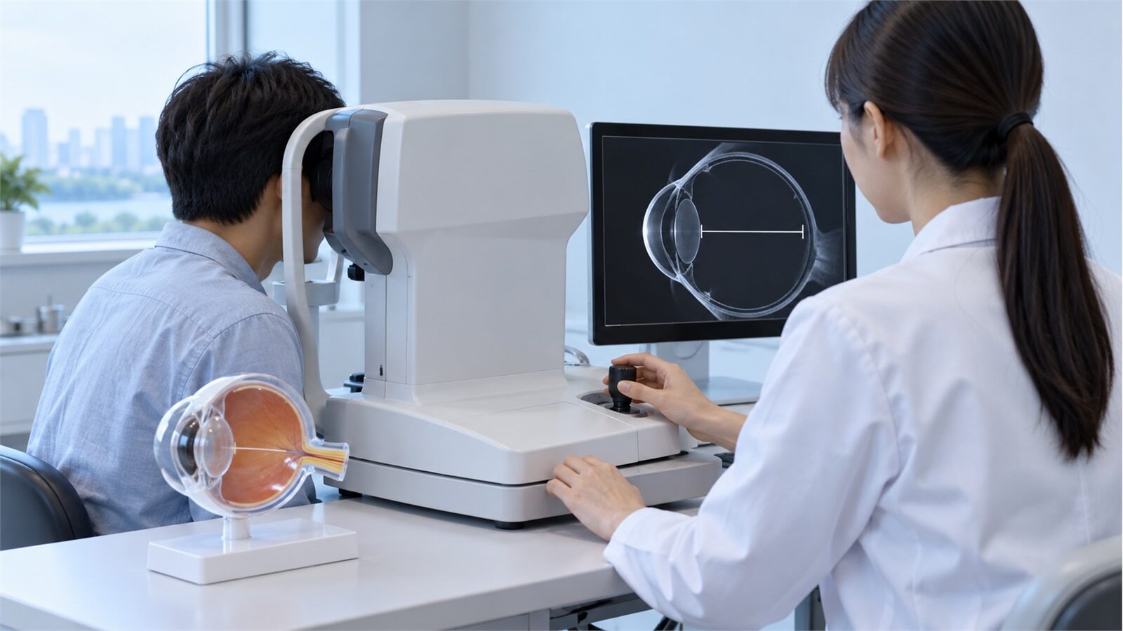 시력교정술 뒤에도 눈은 길어질까 — 안축장과 근시 진행에 관한 연구 대표 이미지