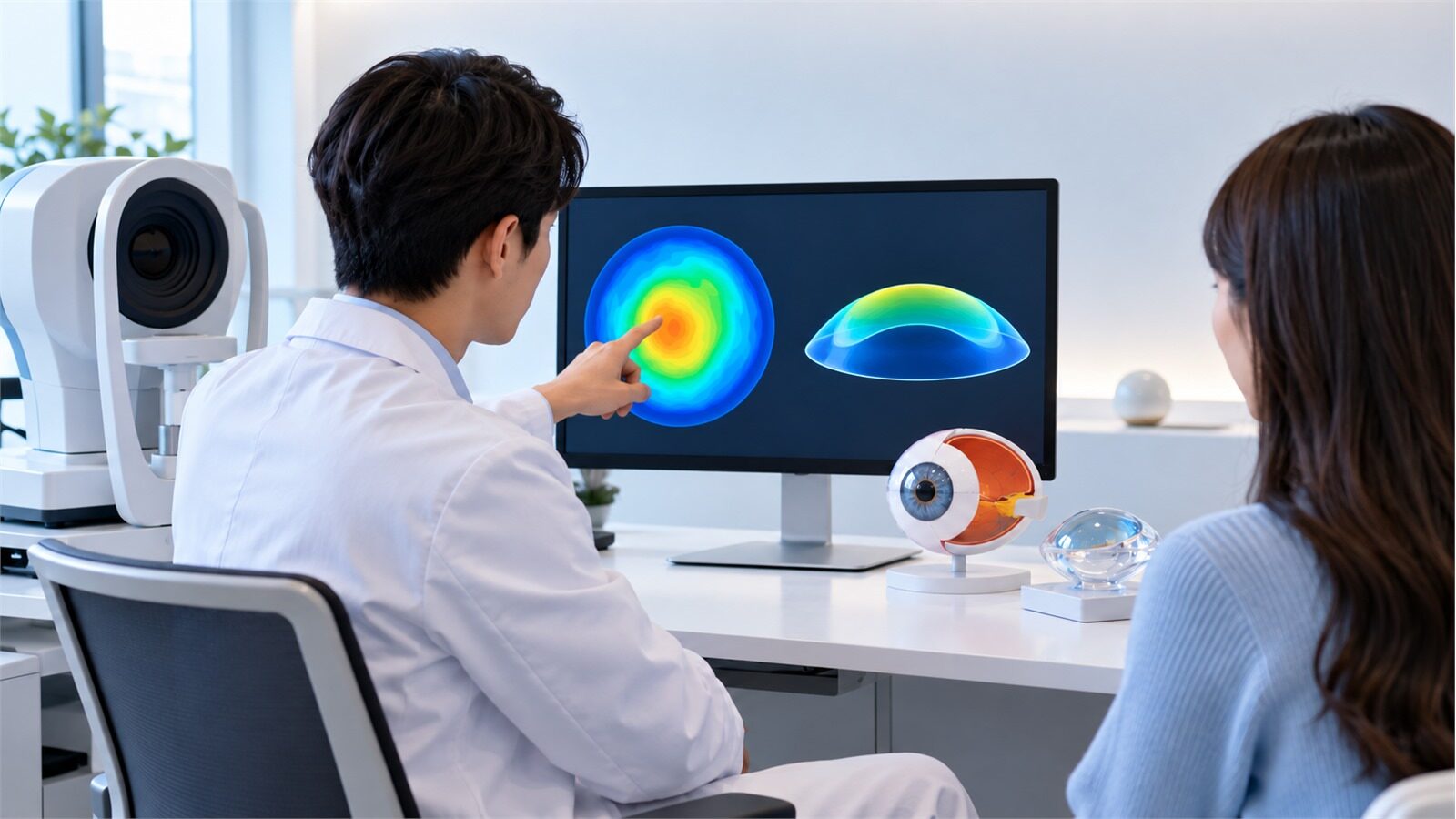 스마일프로와 광선추적 라식 — 2026년 비교 연구에서 확인된 차이와 아직 모르는 것 대표 이미지